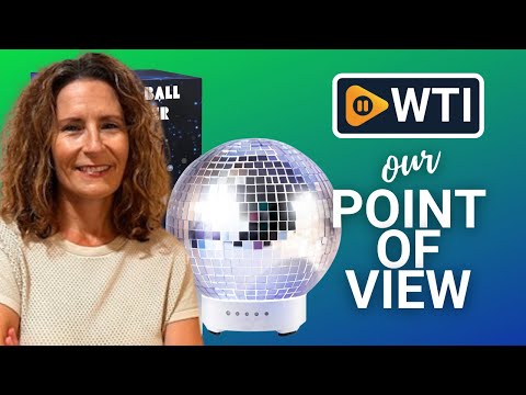 Disco Ball Diffuser Rotating - Original Disco Diffuser for Essential Oils with Whisper Quiet Operation - WTI product video review