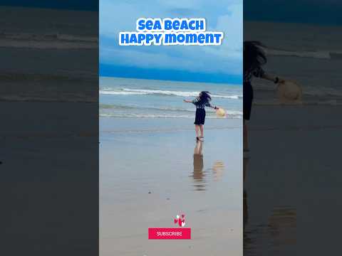 🌊 Happiness at the Sea Beach | Relaxing Ocean Vibes 🏝️#SeaBeach #BeachVibes #HappyVibes #OceanLove