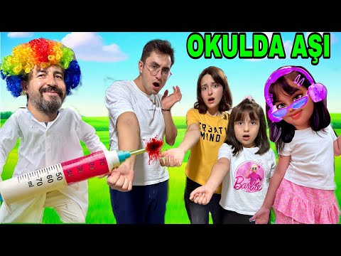 ZEYNEP AND HIRANUR'S VACCINATION ADVENTURE AT SCHOOL, NO ESCAPE