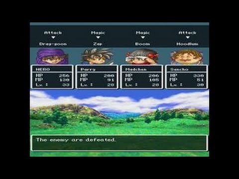 Dragon Quest V: Hand of the Heavenly Bride Nintendo DS Gameplay - Battle Grass
