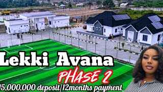 Newly launched lekki Avana phase 2