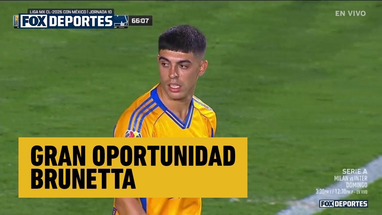 😅 GRAN OPORTUNIDAD Juan Brunetta | Tigres 0-0 Rayados | Clásico Regio | Fecha 10 | Liga MX
