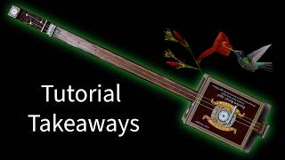 Cigar Box Guitars Off-Grid 🌱: Tutorial Takeaways @busker909 @renssy