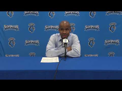 Saint Peter's Men's Basketball vs. Quinnipiac Post Game