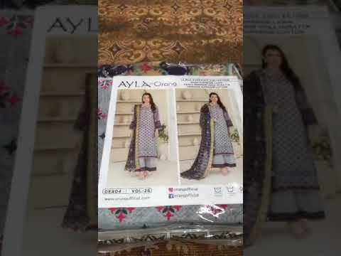 *AYLA BY Orang*💯 ORIGINAL Digital Printed Lawn| #fashion #irladiescollection #viral