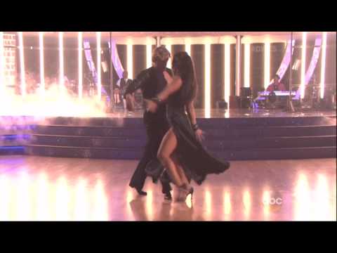 Sharna Burgess and Charlie White dancing Paso Doble on DWTS 4 28 14