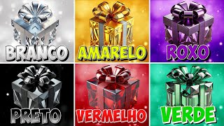 ESCOLHA 1 PRESENTE DE 6 🎁 QUAL VOCÊ ESCOLHE? 🍀 CHOOSE YOUR GIFT | Quiz de Surpresa