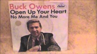 Buck Owens 45 single  Open up your heart and B side