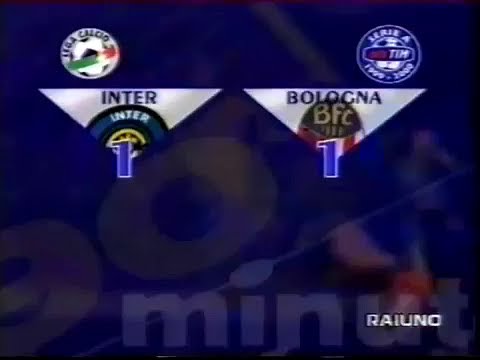 1999-00 (26^ - 18-03-2000) INTER-Bologna 1-1 [Recoba,Paramatti] Servizio 90°Minuto Rai1