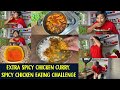 Extra Spicy Chicken Curry. Spicy Chicken Eating Challenge || #ydtvnonvegfood