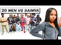 20 MEN VS 1 INFLUENCER SAIMYA