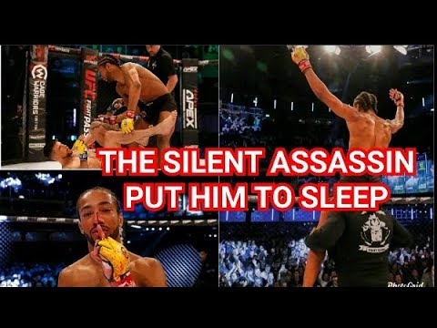 Put to sleep, out cold!!! by Kingsley Crawford on Cage warriors 134