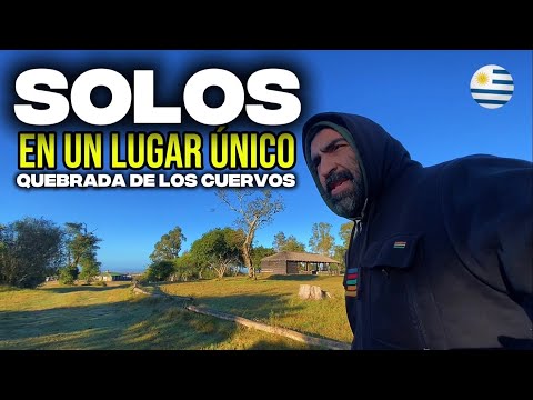 👉ASI nos fue!, SOLOS en una RESERVA nacional. Conociendo la quebrada de los cuervos Uruguay.