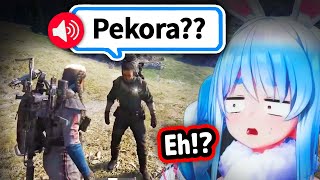 Pekora Meets Player Watching Her Stream and It Caught Her Off-Guard In Arc Raiders【Hololive】