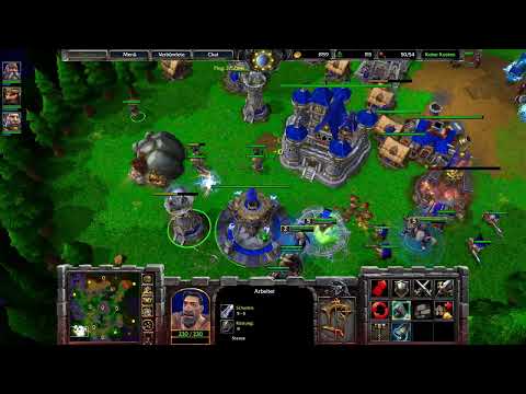 Warcraft 3 Reforged 1vs1 Human vs Orc [Deutsch/German] Full WC3 Gameplay