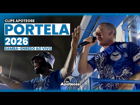 PORTELA 2026 | SAMBA-ENREDO AO VIVO COM LETRA | CLIPE APOTEOSE EP. 01/11 4K #CLIPEAPOTEOSE26