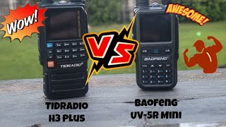 TIDRadio H3 Plus vs Baofeng UV 5R Mini | Comparing features
