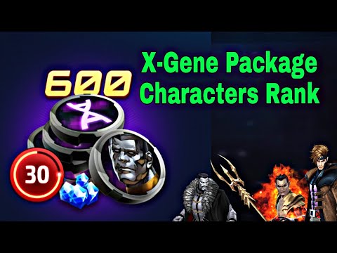 All X-Gene Package Characters Rank 2022 And important information - Marvel Future Fight