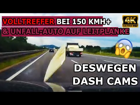 BRUTALER LADUNGSVERLUST MIT VOLLTREFFER BEI 150 KMH+ & merkwürdiger Unfall – Dashcams in 4k