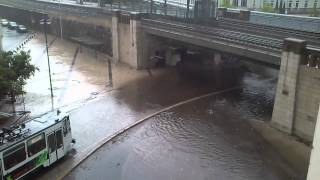 preview picture of video 'Unwetter und Überschwemmung in Gera'