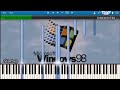 Windows Startup And Shutdown Sounds In Synthesia But With Original Sounds