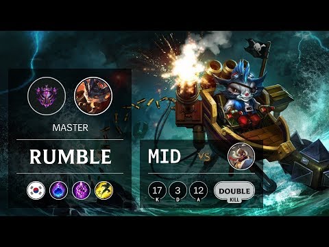 Rumble Mid vs Corki - KR Master Patch 9.15