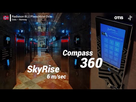 OTIS Compass 360 Elevators - Radisson BLU Plaza Hotel, Oslo, NO