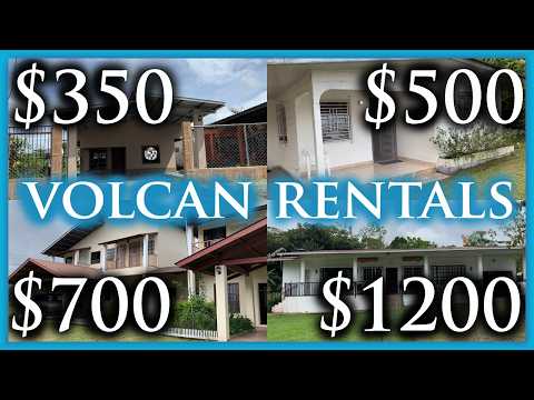 Rental Home Comparison in Volcan Panama - What Can Your Budget Get You? Sample Houses in Chiriqui