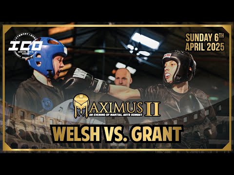 Maximus II | Zach Welsh vs Alfie Grant | Junior Kickboxing Contest (40kg)