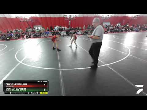 88 Lbs Round 2 - Chase Heimerman, Wisconsin Vs Gunnar Lambert, Princeton Wrestling Club D2de