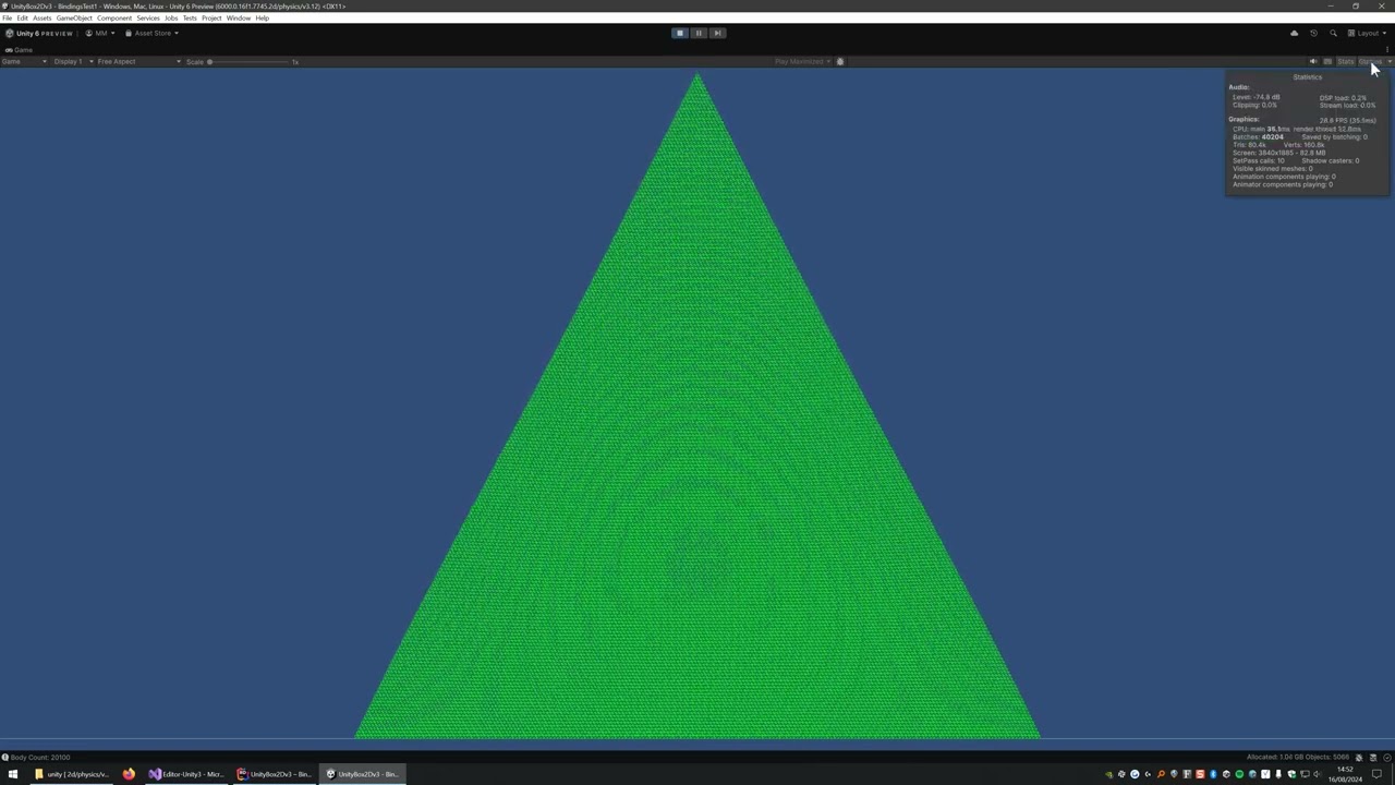 Box2D v3.0.0 Integration Experiment