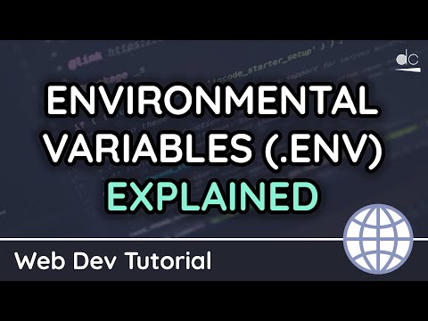 Как использовать файлы переменных среды (.env)