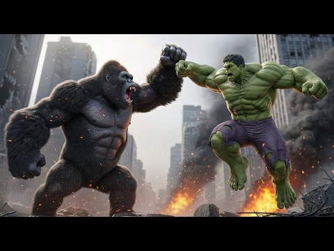 Kong vs Hulk: A fierce battle. - Who Wins?
