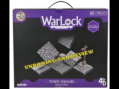 Warlock Tiles - Town Square - Unboxing and Review