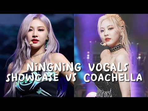 ningning highnote in showcase vs Coachella