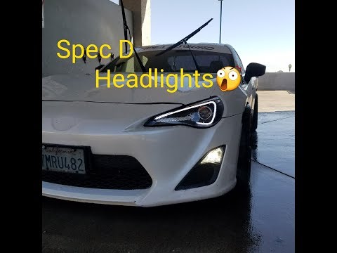 Spec D headlights FRS/BRZ