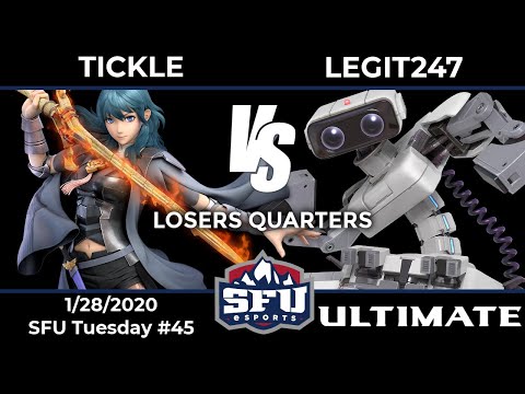 SFU Tuesday #45: Tickle (Byleth) vs Legit247 (Donkey Kong, ROB) - Losers Quarters