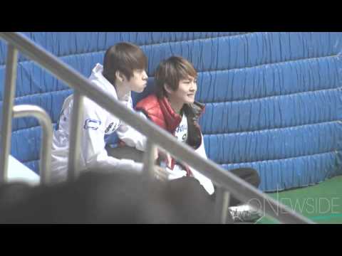[fancam] 110123 SHINee Onew with his friends @ Idol Championships