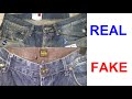 Real vs Fake G-Star jeans. How to spot fake G star raw denim