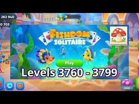 Fishdom Solitaire Gameplay (Levels 3760 - 3799) | @MKPlaysGames777