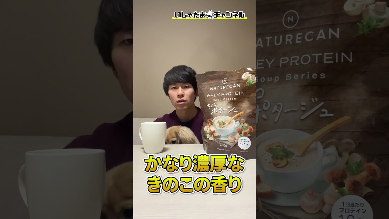 【革命】きのこポタージュプロテイン新登場！！　＃いしゃたまチャンネル＃NATURECAN ＃プロテイン