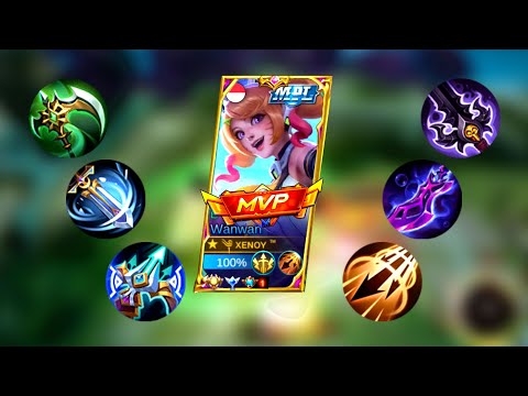WANWAN Full Attack Speed⚡(Best Build 2022) Recommend For New Season🔥- Mobile Legends  MLBB