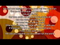 Jennifer Lopez - Run the World, lyrics on screen