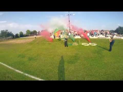 Naprzód Ostrowy 0:4 Grom Miedźno (oprawa kibiców Gromowładnych)