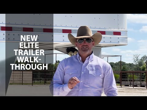 Walk Through My New Elite Horse Trailer With Me