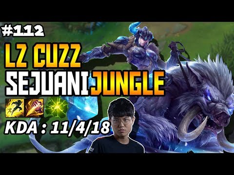 LZ CUZZ Sejuani vs Xin Zhao Jungle - Korea Challenger Season 8