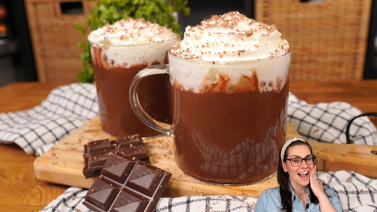 O MELHOR CHOCOLATE QUENTE CREMOSO E SEM AMIDO! Chocolate quente fácil de fazer