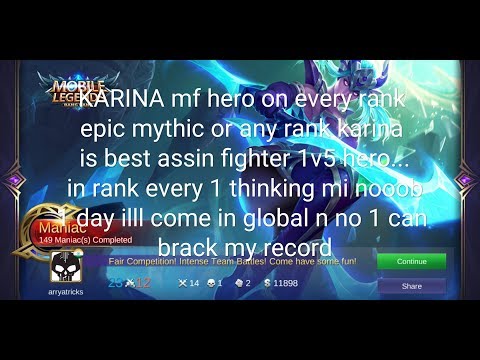 karina maniac full video assassin fighter