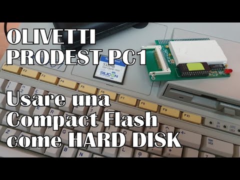 50 - Olivetti Prodest PC1: usare una CF come Hard Disk - Accessori