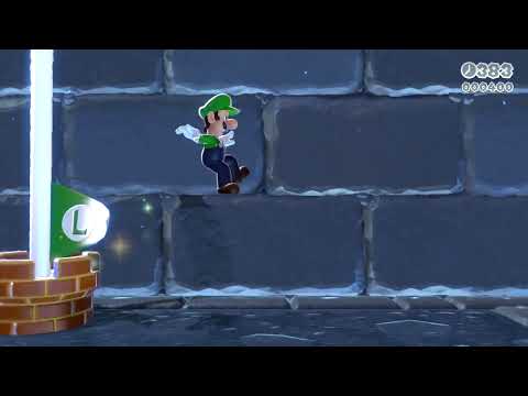 Super Mario 3D World [Switch] 7-4 Speedrun - Time: 17 (Tied WR)